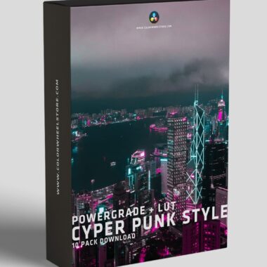 Powergrade & Lut Cyper Punk Style